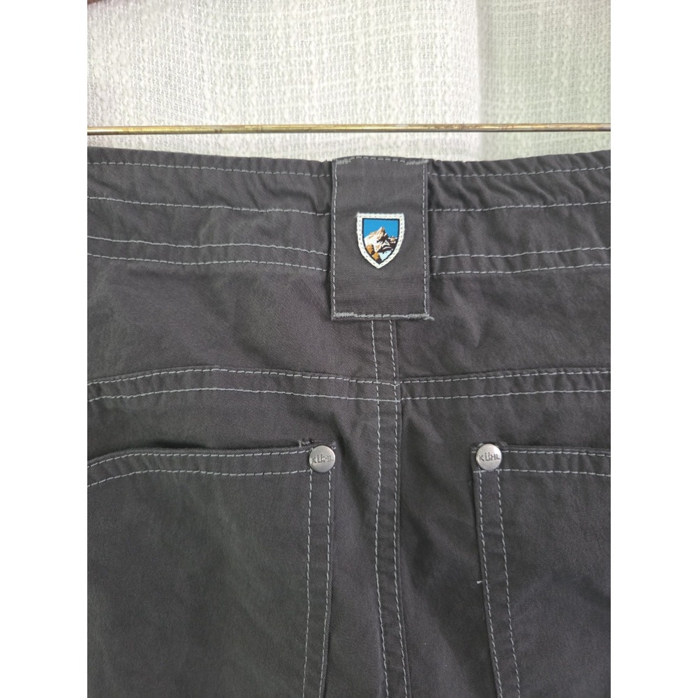 Kuhl Free Range Cargo Camping Fishing Hiking Fishing Shorts Gray Women Size 8 - Picture 6 of 7